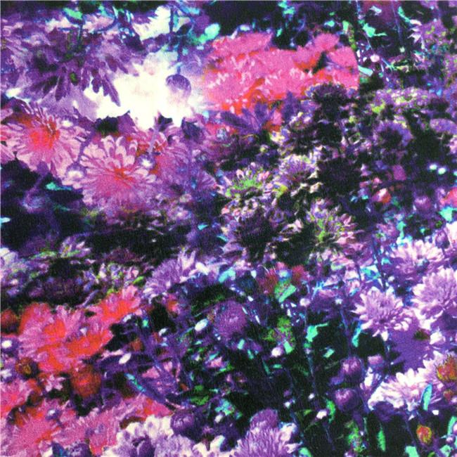 floral silk fabric for dresses